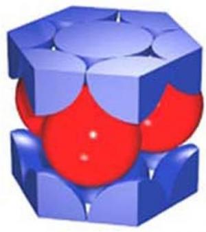 密排六方晶格结构(冶),close-packed+hexagona