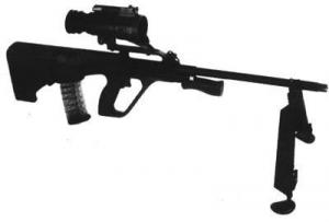 奥地利施泰尔aug5.56mm轻机枪