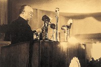 1949年，李济深在全国政协会议上发言