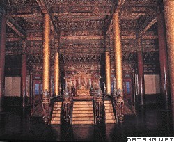 北京故宫太和殿皇帝宝座