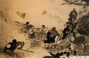1839年6月林则徐带领民众在虎门销烟
