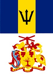 巴巴多斯国旗  国徽