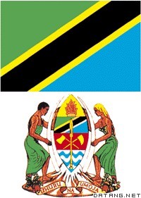 坦桑尼亚国旗  国徽