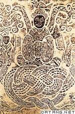 汉代画像石上的西王母画像