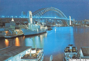 悉尼港桥夜景