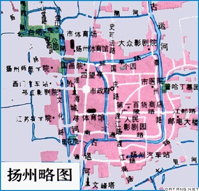 地图：扬州略图