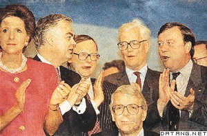 1992年10月梅杰在保守党年会上
