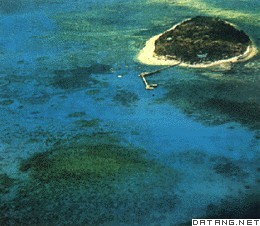 大堡礁中的小岛礁