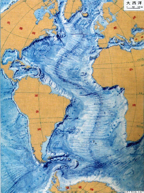 地图:大西洋