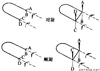 图1 对旋和顺旋异构体