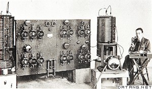 1919年美国马可尼公司的6.5千瓦广播发射机